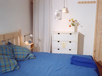 Schlafzimmer mit Doppelbett
